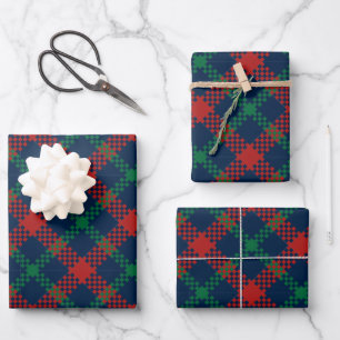 Feuille De Papier Cadeau Motif de Noël 104