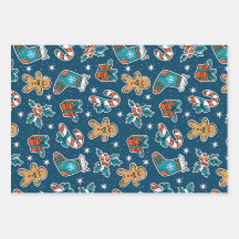 Motif de Noël esthétique Santa Candy