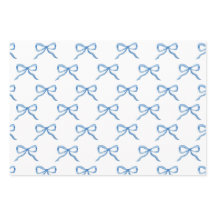 Motif de nœud à l'aquarelle bleue