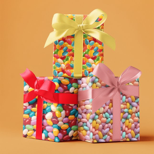 Feuille De Papier Cadeau Motif de Pâques Jelly Bean (Créateur téléchargé)