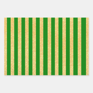 Feuille De Papier Cadeau Motif de Parties scintillant Rouge Rouge Noir Vert