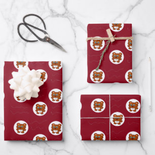 Feuille De Papier Cadeau Motif de Teddy bear