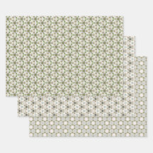 Motif Poinsettia blanc