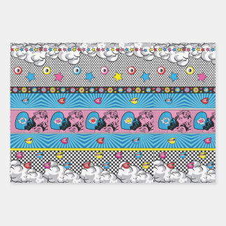 Feuille De Papier Cadeau Motif Pop Art
