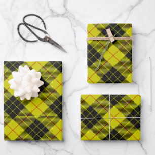 Feuille De Papier Cadeau Motif tartan MacLeod