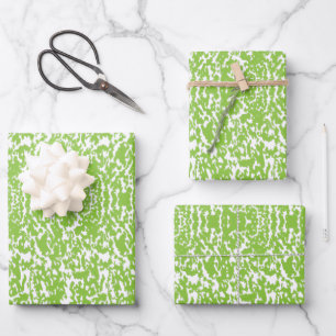 Feuille De Papier Cadeau Motif Vert Citron Grunge - Décoration Abstraite d'
