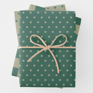 Feuille De Papier Cadeau Motifs de tableau de bord et de point de la forêt 