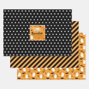 Feuille De Papier Cadeau Motifs d'Halloween Spooktaculaire