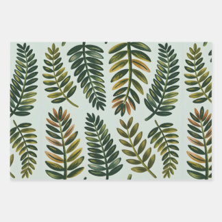 Feuille De Papier Cadeau Murmure Évergreen