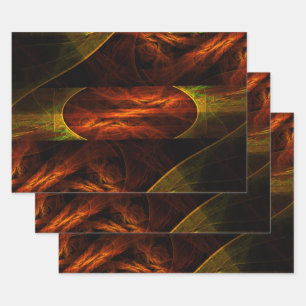 Feuille De Papier Cadeau Mystique Jungle
