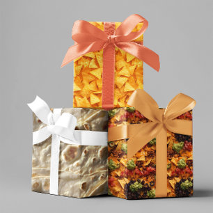 Feuille De Papier Cadeau Nachos de Tortilla Nachos