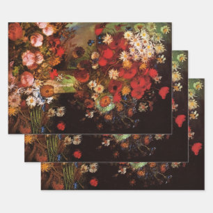 Feuille De Papier Cadeau Nature morte Fleurs dans un vase de Vincent van Go
