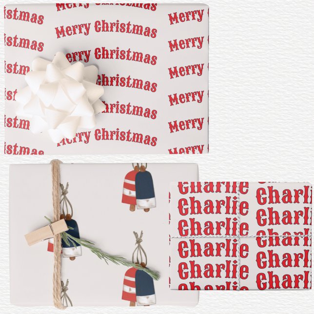 Feuille De Papier Cadeau Nautical Christmas  (Créateur téléchargé)