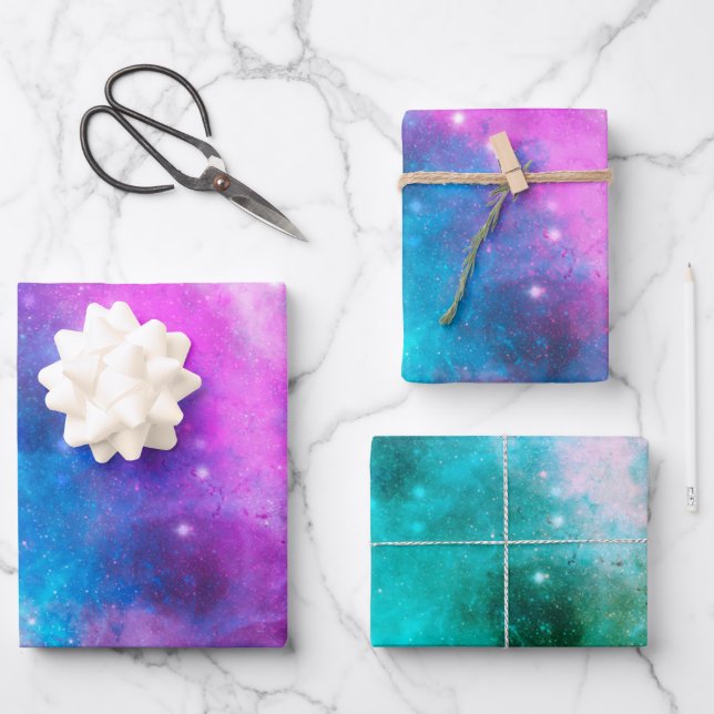 Feuille De Papier Cadeau Nebula (Recto)