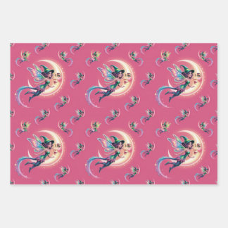 Feuille De Papier Cadeau Neon Witch, Rustic Country Citrouilles, Candy Corn