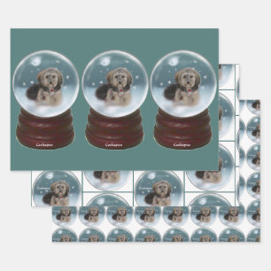 Feuille De Papier Cadeau Noël Cockapoo