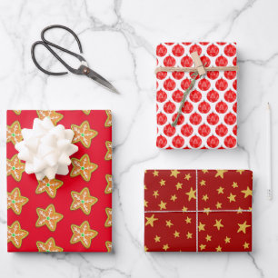 Feuille De Papier Cadeau Noël coloré