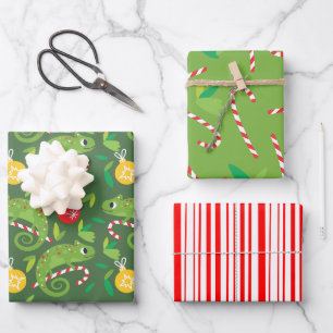 Feuille De Papier Cadeau Noël de Chameleon