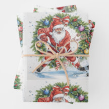 Noël de hockey avec le Père Noël