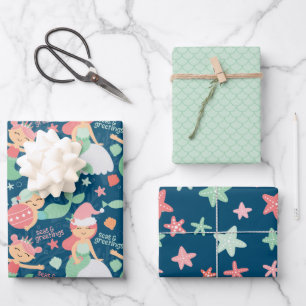 Feuille De Papier Cadeau Noël de la mère