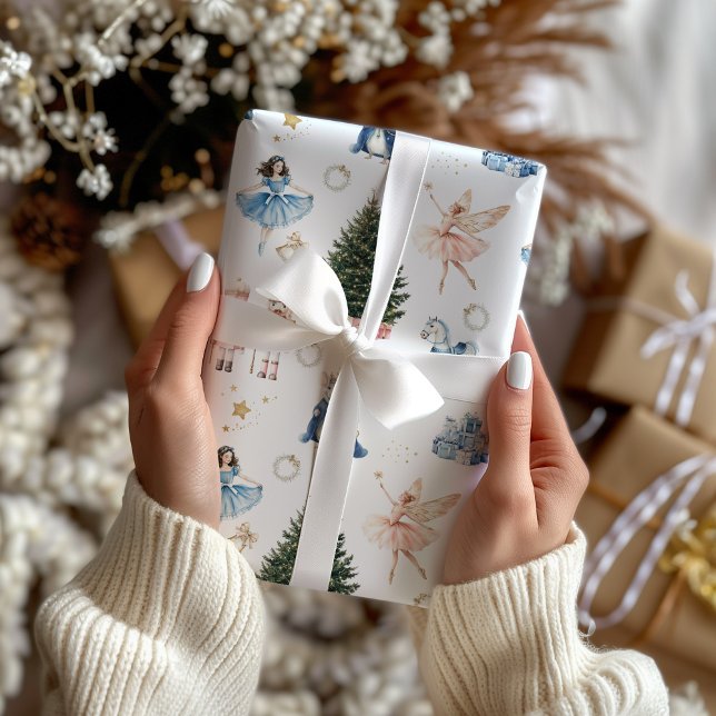 Feuille De Papier Cadeau Noël des noisettes (Nutcracker Ballet Christmas Gift Sheets)