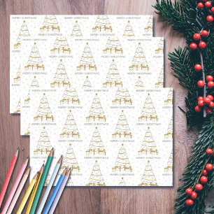 Feuille De Papier Cadeau Noël DYI Coloriage Fun unique