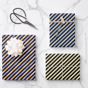 Feuille De Papier Cadeau Noël festif de la Parties scintillant bleue d'arge