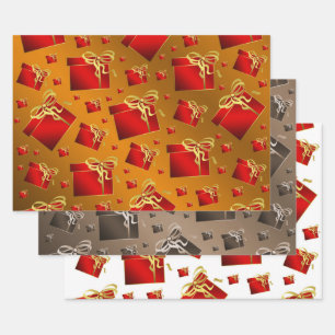 Feuille De Papier Cadeau Noël+ papier, hiver+patte, merry+xmas, vacances