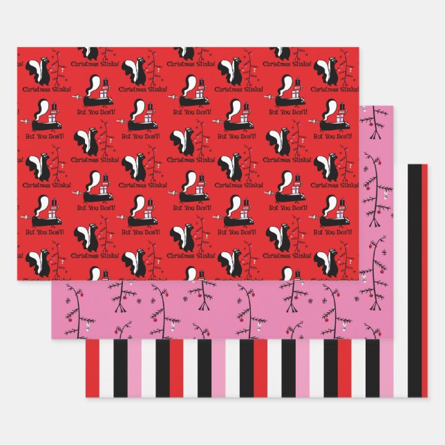 Feuille De Papier Cadeau Noël pue ! Ensemble cadeau de vacances (Lot)