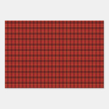 Noël Tartan rouge