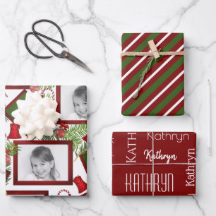 Feuille De Papier Cadeau Note spéciale de Père Noël avec photo pour enfants