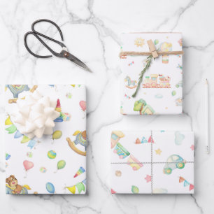 Feuille De Papier Cadeau Nourriture pour bébé nouveau-né
