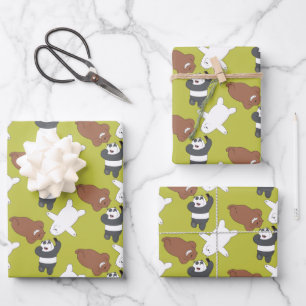 Feuille De Papier Cadeau Nous portons des ours nus - #SquadButs