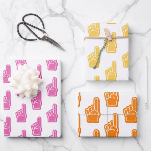 Feuille De Papier Cadeau Nous sommes #1 ! Finger School Fan Club Team Spiri