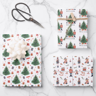Feuille De Papier Cadeau Nutcracker vacances Cadeau Enveloppe