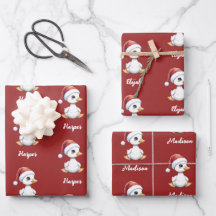 Oie Canard de Noël Festif Mignon Personnalisé
