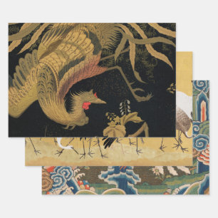 Feuille De Papier Cadeau Oiseau mythique Howo d'Audsley : Phénix japonais d