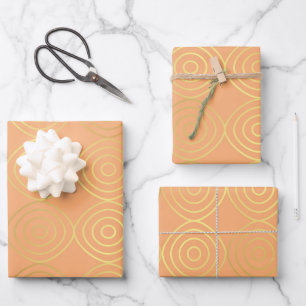 Feuille De Papier Cadeau Ornements de luxe 40
