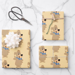 Feuille De Papier Cadeau Ours Boo-Boo Précocieux