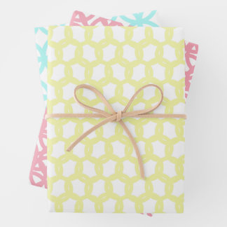 Feuille De Papier Cadeau Pack cadeau Preppy Pretty Pastel