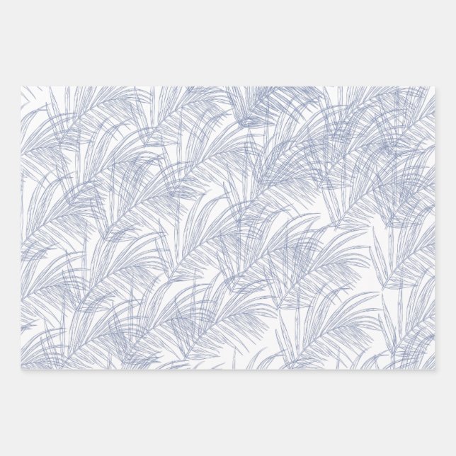 Feuille De Papier Cadeau Palm frond wrapping paper (Devant)