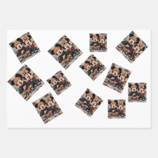 Feuille De Papier Cadeau Papel de Regalo en Hojas Personalizadas – Diseño C