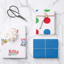 Papiers cadeau Jingle Bells, Joyeux Noël