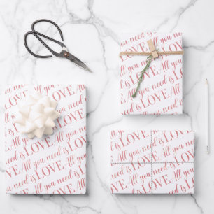 Feuille De Papier Cadeau Papiers d'emballage 'Tout ce dont vous avez besoin