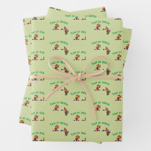 Feuille De Papier Cadeau Papillons beagles Fleurs de chiot Personnalisé