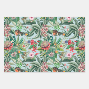 Feuille De Papier Cadeau Paradis tropical