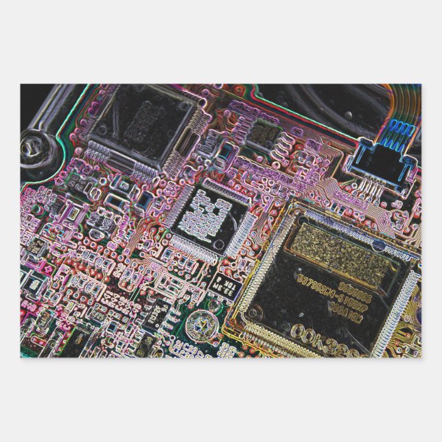 Feuille De Papier Cadeau Parfait pour les cadeaux numériques et les natifs  (Devant)