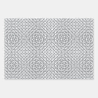 Feuille De Papier Cadeau Pastel combination of Retro Gray, Mint, Geometric