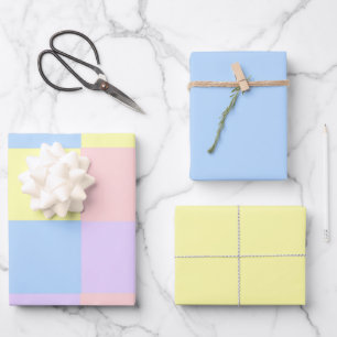 Feuille De Papier Cadeau Pastel Spring