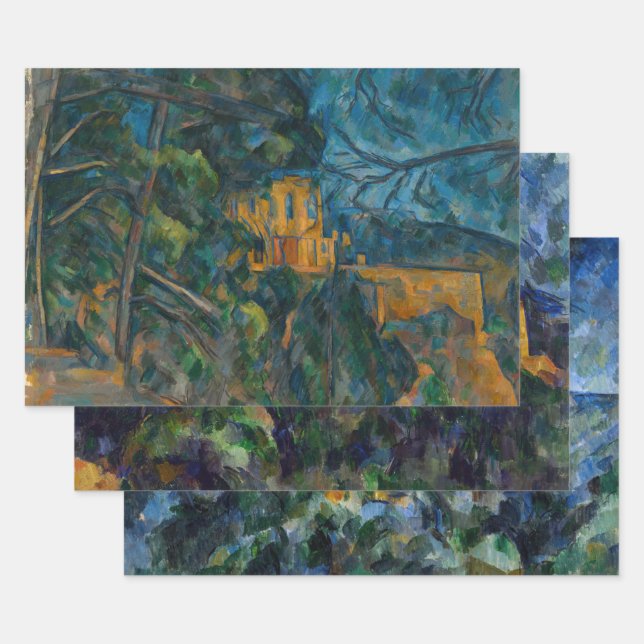 Feuille De Papier Cadeau Paul Cezanne - Château Noir Sélection de chefs-d'o (Lot)